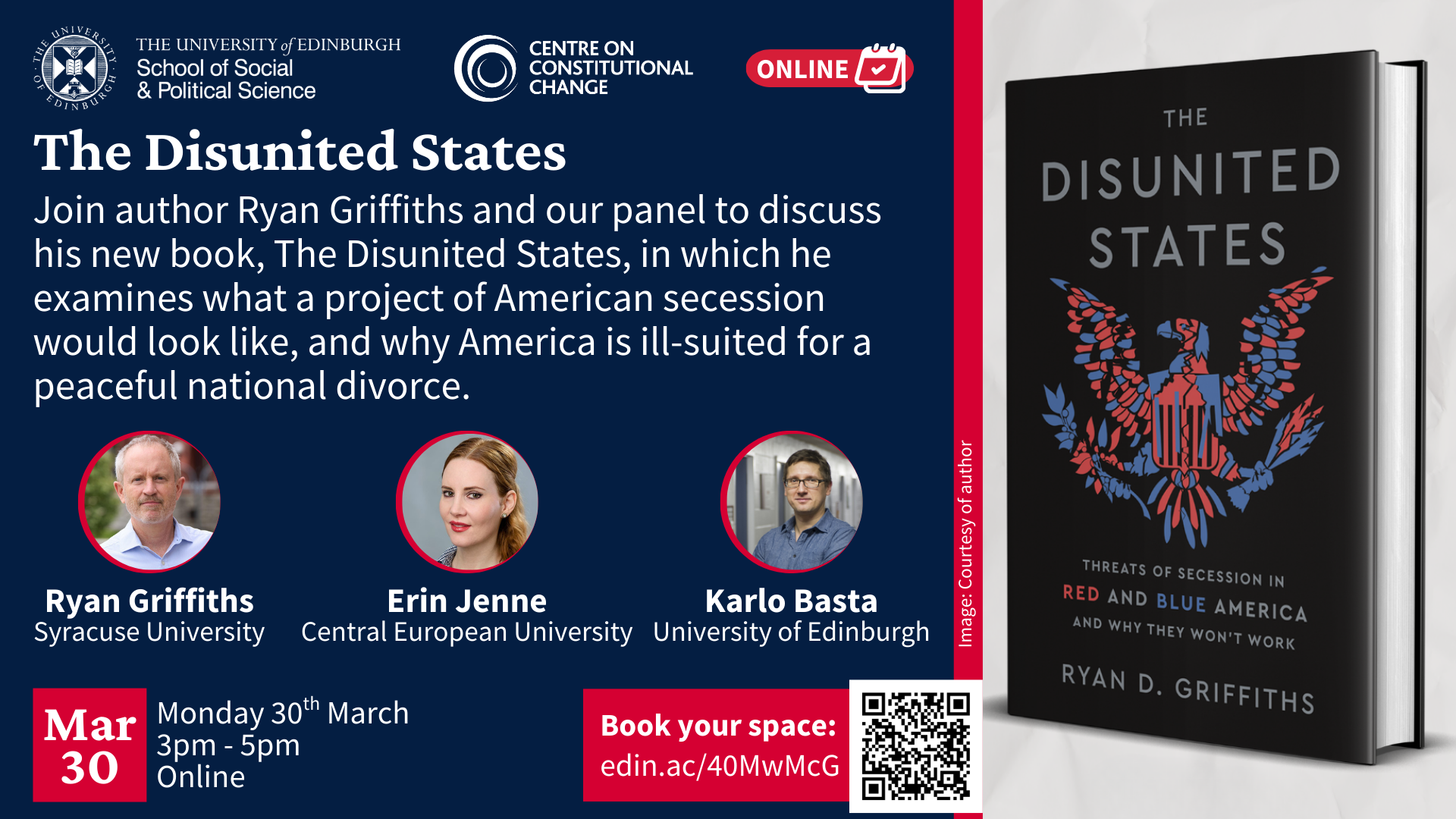 Images of the book cover and panel