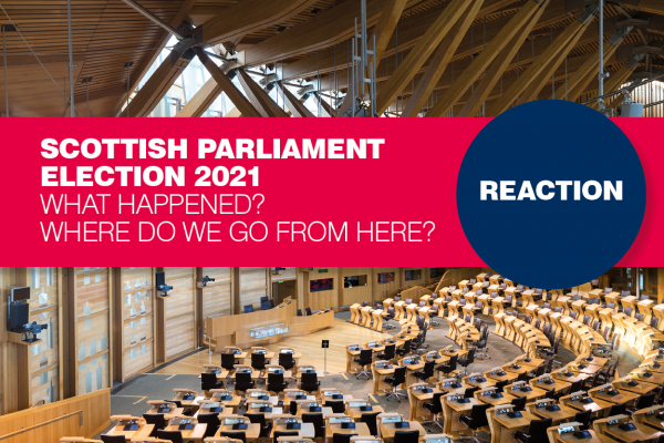 Scottish Parliament election reaction